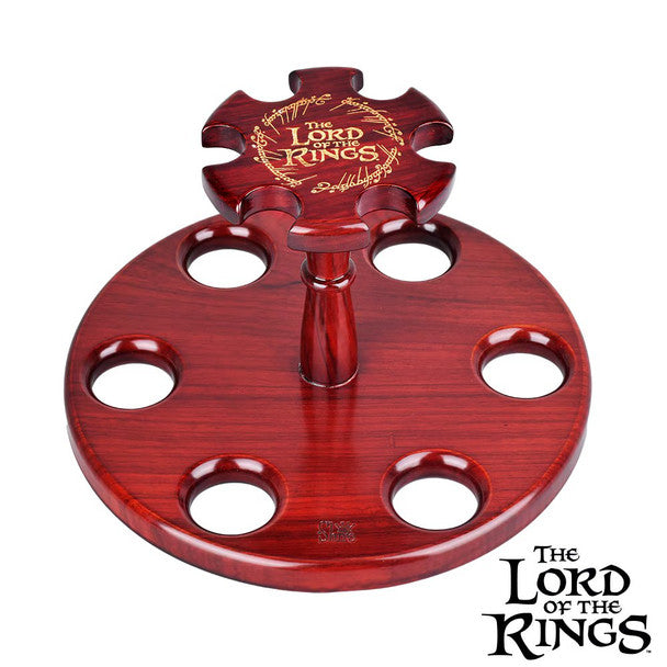Pulsar Shire Pipes x LoTR COUNCIL OF ELROND Multi-Pipe Wood Display Stand - 8
