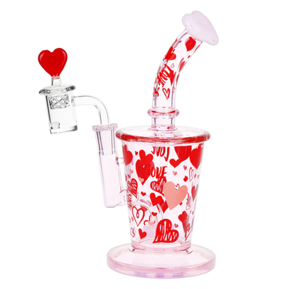Pulsar - 8.5" Valentine's Love Dab Rig Set