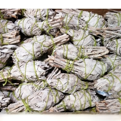 4" California White Sage Torch