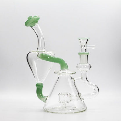 Soul Glass Recycler 8″ Bong / Dab Rig with 4mm Quartz Banger