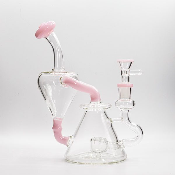 Soul Glass Recycler 8″ Bong / Dab Rig with 4mm Quartz Banger