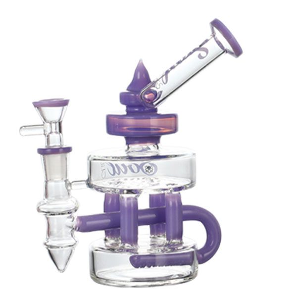 Bong / Dab Rig Soul Glass Recycler 7″ avec banger en quartz de 4 mm