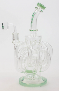 Soul Glass Recycler 10″ Bong / Dab Rig with 4mm Quartz Banger