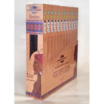 Sacred Elements Organic - Tantra Premium Masala Hand‑Rolled Incense Sticks (15g, 2 hr burn, 8–10 sticks)