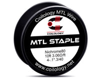 10ft Coilology Ni80 MTL Staple Spool Wire