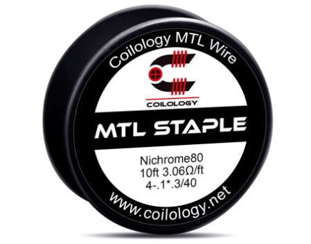 10ft Coilology Ni80 MTL Staple Spool Wire