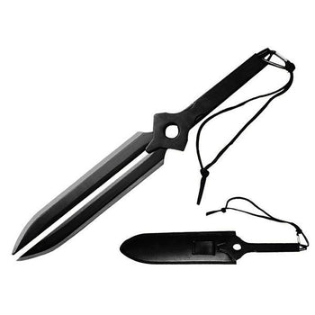 18″ Full Tang Double Blade Fantasy Dagger w/ Belt Loo