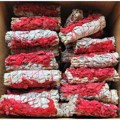 4" White Sage & Dragon's Blood Smudge Stick