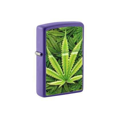 Zippo Lighter - Cannabis Design Leaf