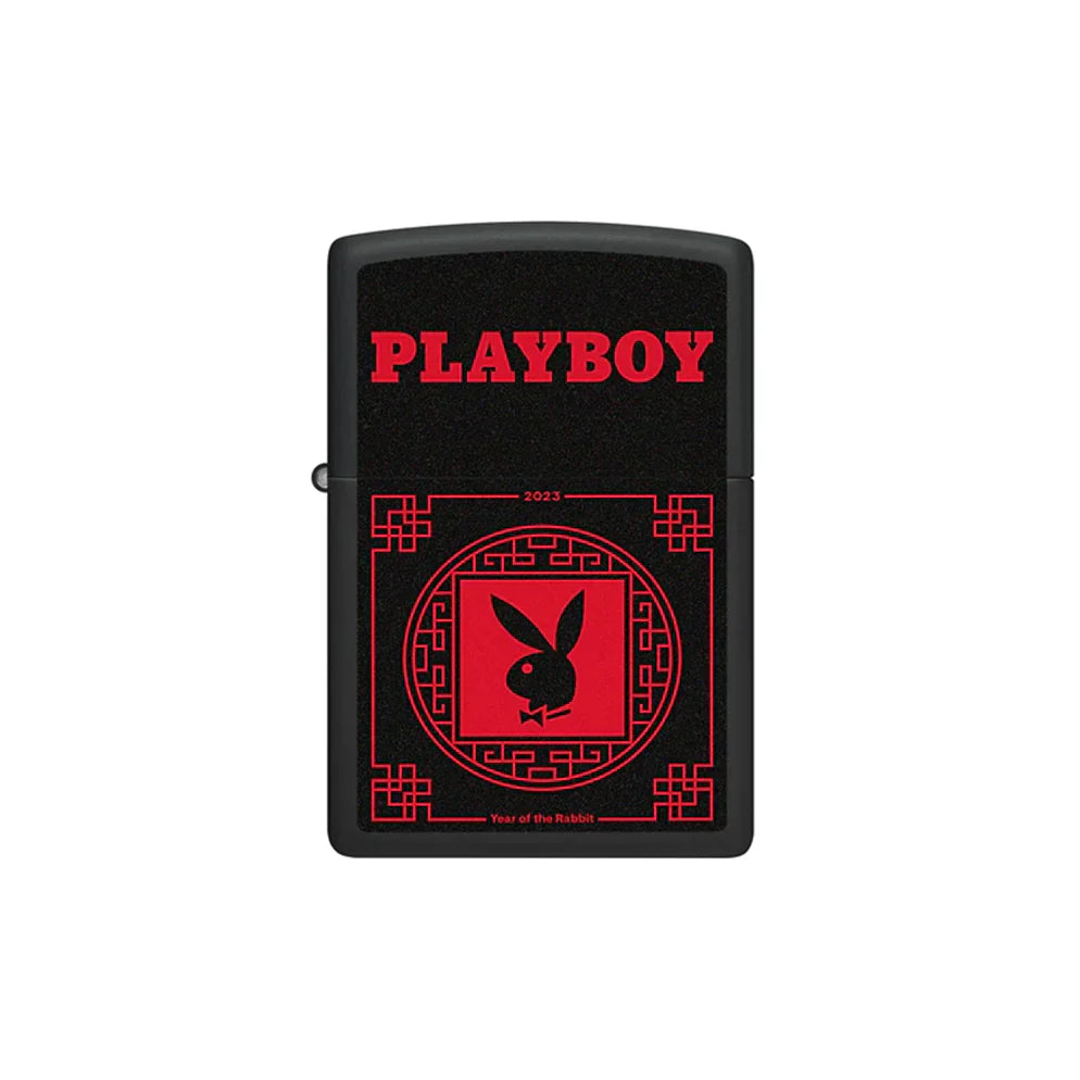 Zippo Lighter - Playboy Red Scan