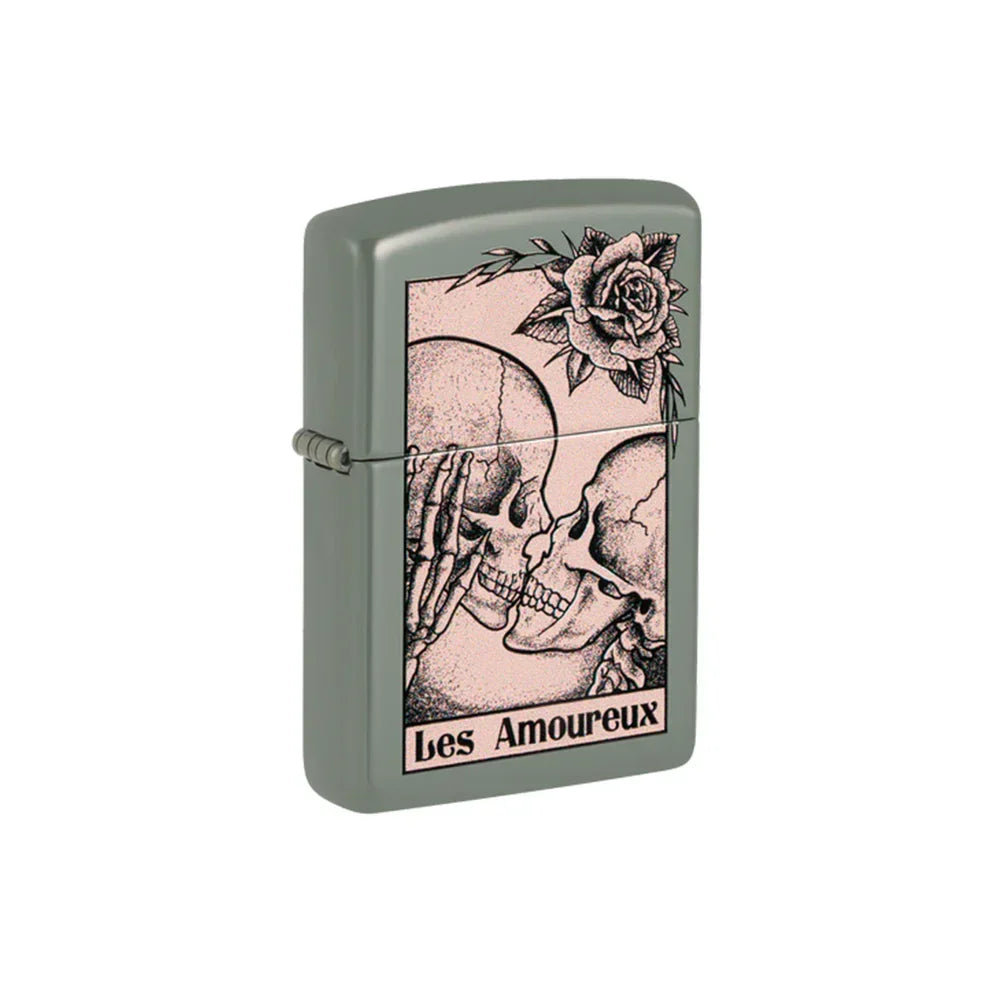 Zippo Lighter - Death Kiss Design