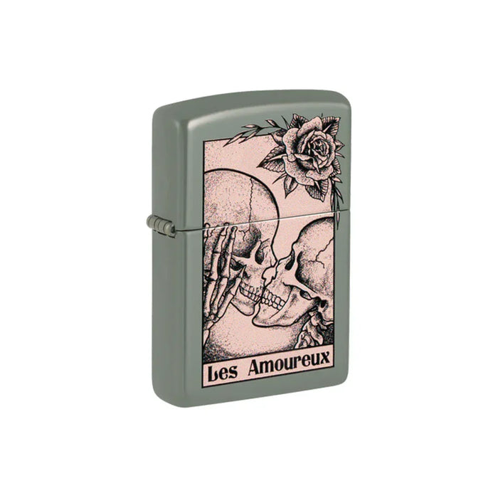 Zippo Lighter - Death Kiss Design