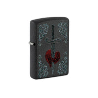 Zippo Lighter - Heart Dagger Tattoo Design