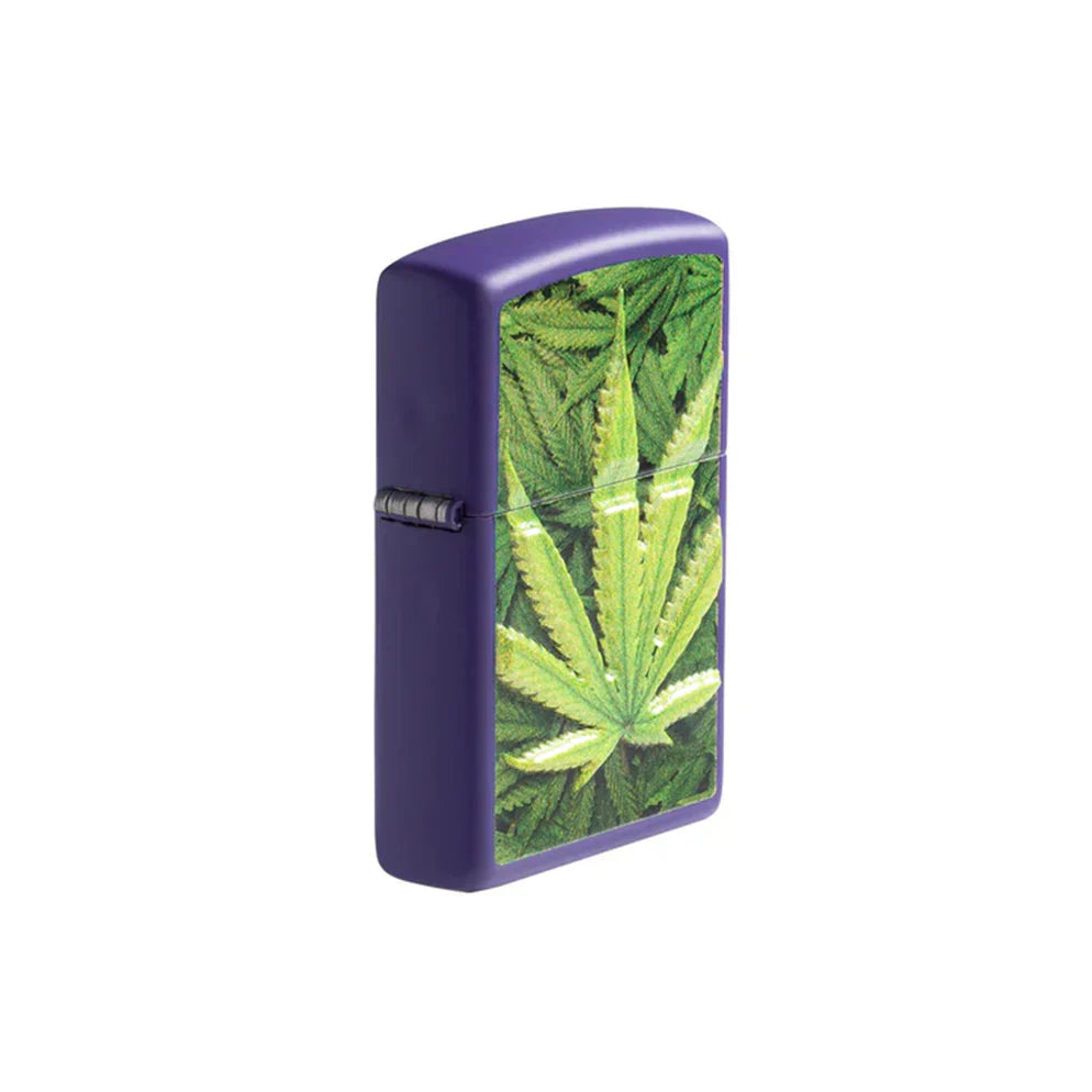 Zippo Lighter - Cannabis Design Leaf