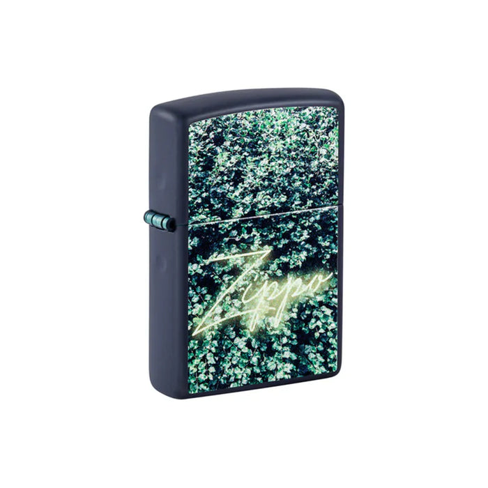 Zippo Lighter - Navy Matte Design
