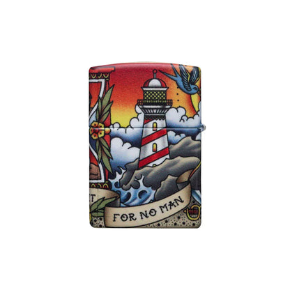 Zippo Lighter - Nautical Tattoo Design
