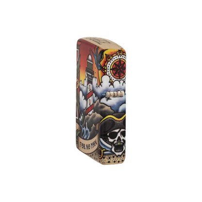 Zippo Lighter - Nautical Tattoo Design