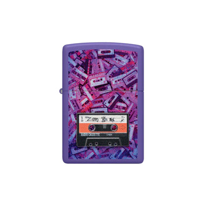 Zippo Lighter - Cassette Tape Design