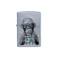 Zippo Lighter - Monkey Workin For Weed