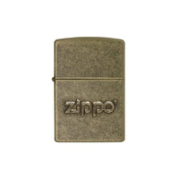 Zippo Lighter - Stamp Antique Zippo Logo