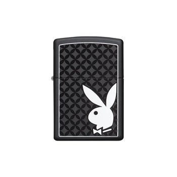 Zippo Lighter - Black Matte Playboy