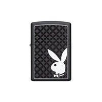 Zippo Lighter - Black Matte Playboy