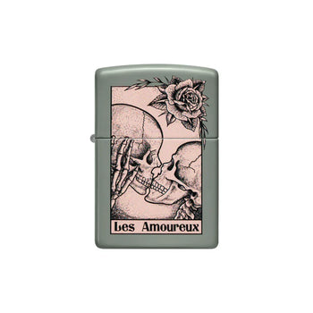 Zippo Lighter - Death Kiss Design