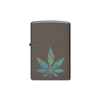 Zippo Lighter - Funky Cannabis Design