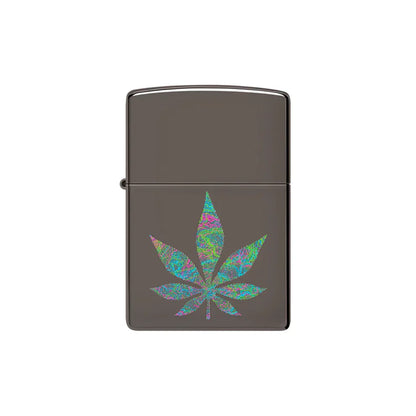 Zippo Lighter - Funky Cannabis Design