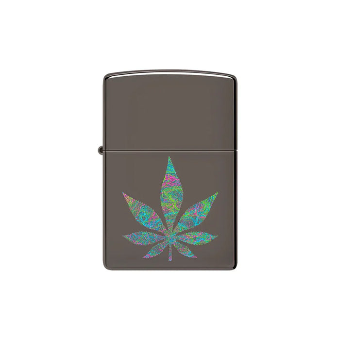 Zippo Lighter - Funky Cannabis Design
